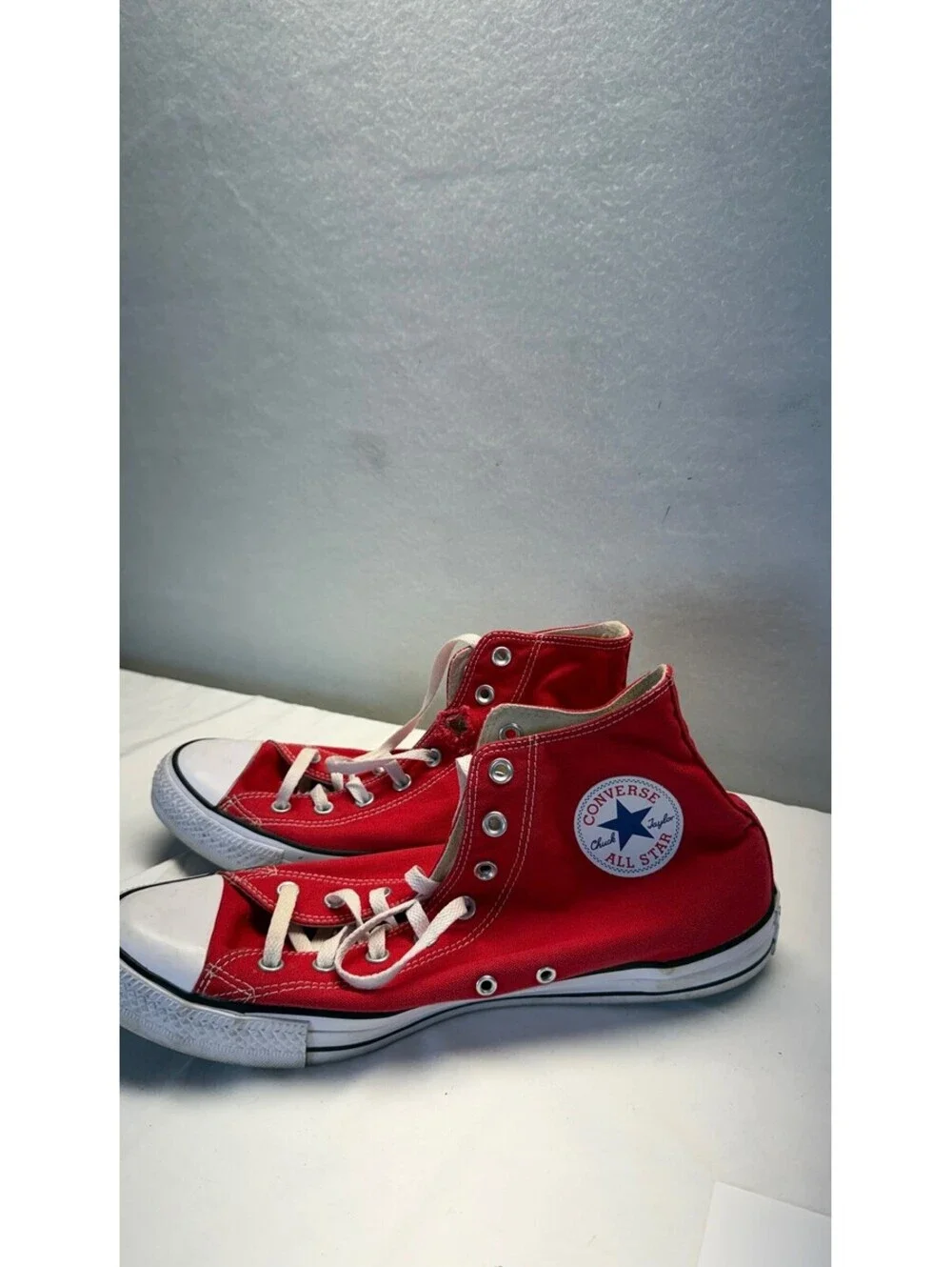 Converse Chuck Taylor All Star High Top Red Sneakers Men's Size 13 A-12